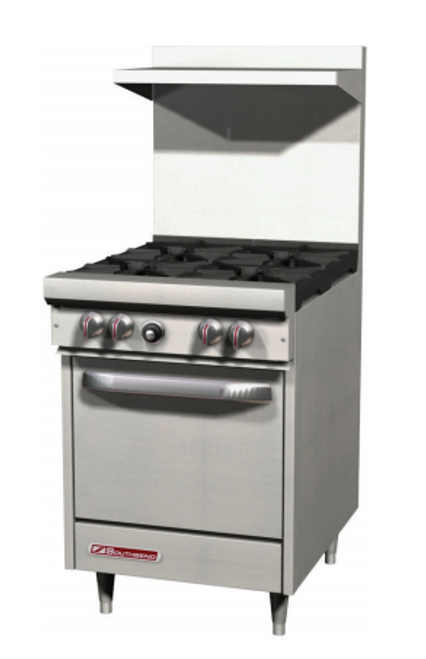 Southbend S24E 24" 4-Burner Gas Range