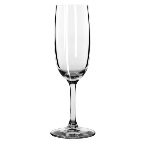 Libbey 8595SR Bristol Valley 6 oz. Flute Glass - 24/Case - L8595SR