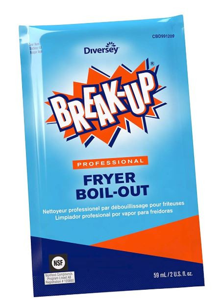 Diversey Break-Up Professional Fryer Boil-Out, 2 oz. Packet (36 Pack)