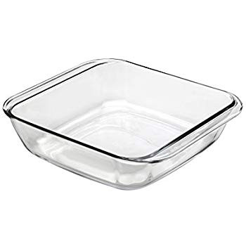Libbey Baker's Basics Square Glass Casserole Baking Dish, 8" x 8"