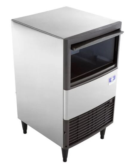 Manitowoc UDE0065A NEO 19 11/16" Air Cooled Undercounter Dice Cube Ice Machine with 31 lb. Bin - 115V, 57 lb.