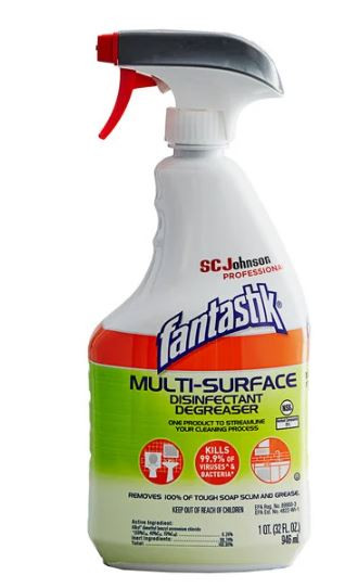 SC Johnson 311836 Fantastik® 32 oz. Multi-Surface Disinfectant Degreaser