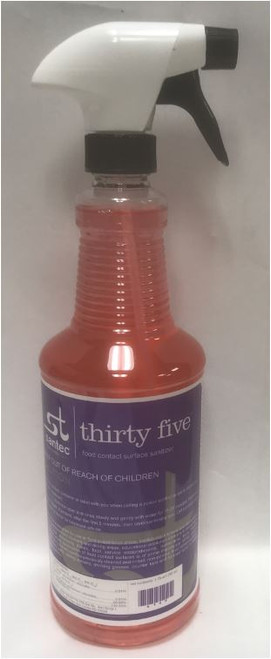 Santec ThirtyFive Surface Sanitizer - 32 oz Bottle