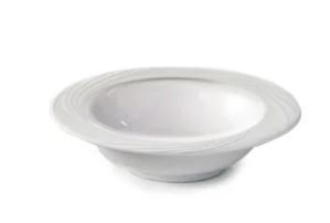 CAC GAD-10 Garden State 11.5 oz. Bone White Porcelain Fruit Bowl - 36/Case