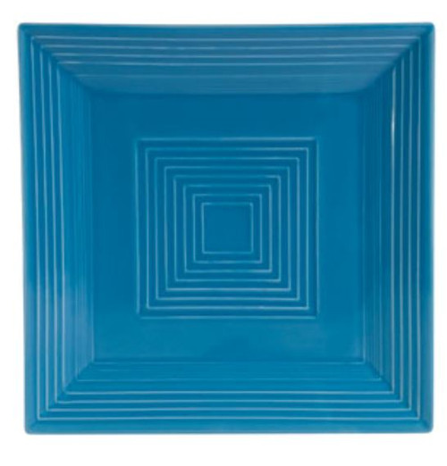 CAC TG-SQ16-PCK Tango 10" Peacock Square Plate - 12/Case