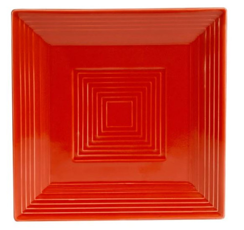 CAC TG-SQ8-R Tango 8" RedSquare Plate - 24/Case