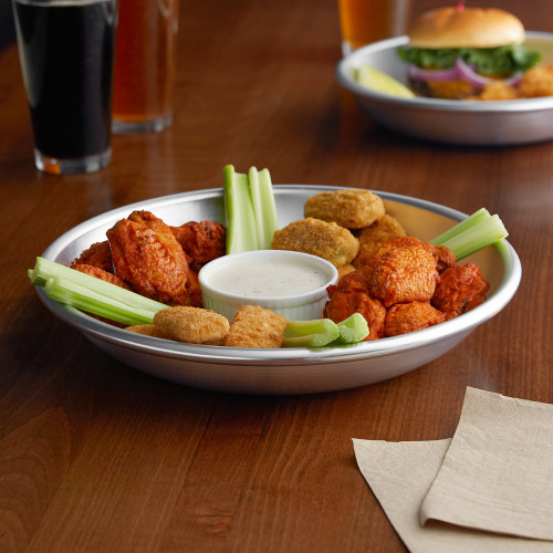 Winco ASFT-12  12" x 1-1/2" Aluminum Tray, 75 oz.