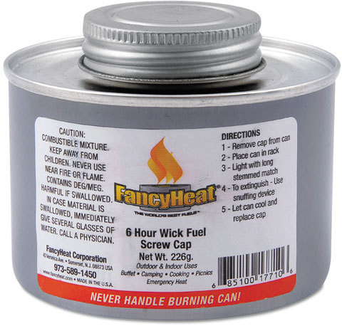 Fancy Heat F710 Stem Wick Chafing Fuel - 6 Hour - 24 / Case