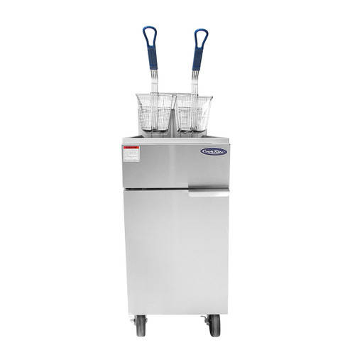 Atosa ATFS-50 Stainless Steel Deep Fryer 50 Lb.