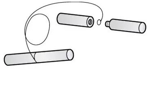 Alfa 36" Cheese Cutter Wire with Handles - Pack of 2 Wires