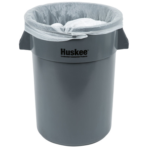 55-60 Gallon 22" x 58" Low Density Can Liner - 100/Case - 1.2 Mil Thick