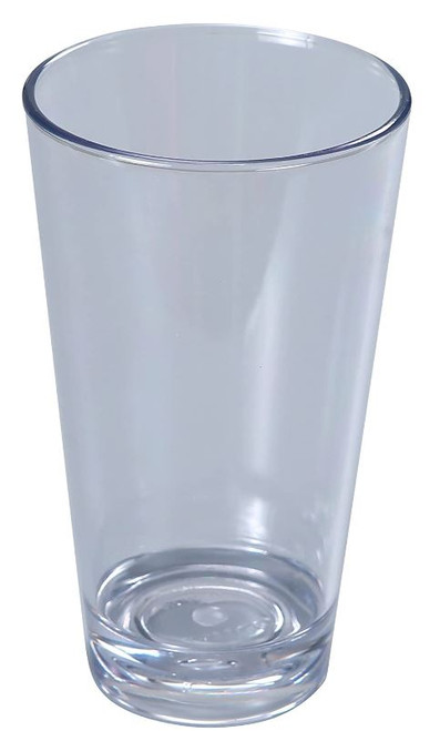 Yanco SM-16-MX 16 oz. SAN Plastic Shaker / Mixing Glass 