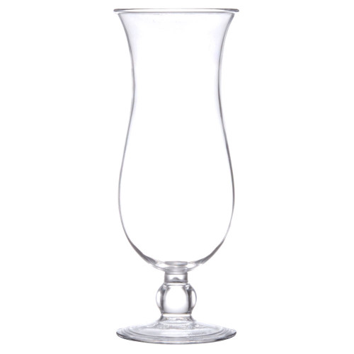 Yanco SM-16-R 16 oz. Polycarbonate Hurricane Glass Clear