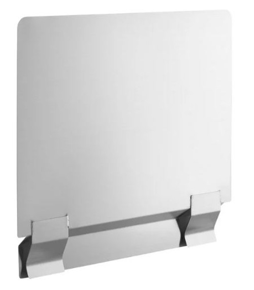 Universal 18 Gauge Stainless Steel Splash Guard for Deep Fryers - 20 1/2" x 18