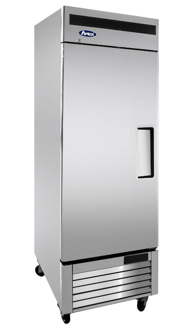 Atosa MBF8505GRL Bottom Mount Reach In One Door Refrigerator 27", Left Hinge