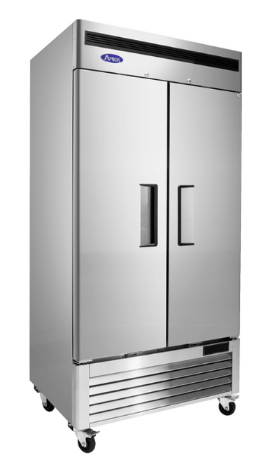 Atosa MBF8506GR Two Door Bottom Mount Slim Reach In Refrigerator 39-1/2"