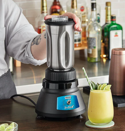 Waring BB145S BevBasix 32 oz. Commercial Bar Blender with Stainless Steel Container - 120V