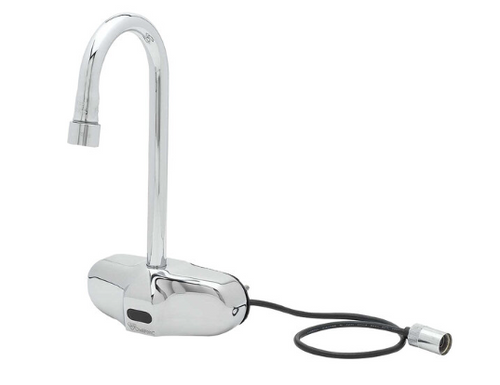 T&S EC-3105 Wall Mounted ChekPoint Sensor Faucet with 4 1/8" Rigid Gooseneck Spout and 2.2 GPM Aerator ****Special while stock available****