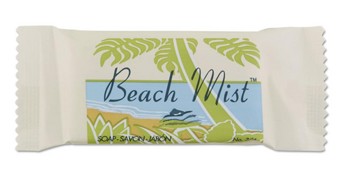 Face and Body Soap, Foil Wrapped, Beach Mist Fragrance, 0.75 oz. Bar - 1000/Case