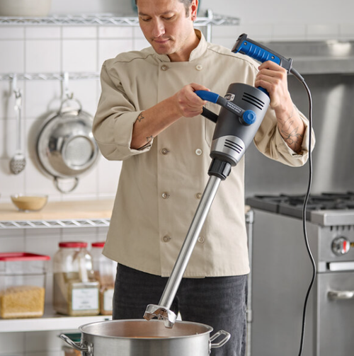 Waring WSB650X Big Stik EvolutionX 18" Electric Variable-Speed Heavy-Duty Immersion Blender - 120V, 1 1/2 hp