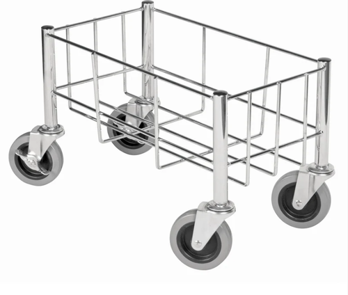 Winco DWR-1708 - Wire Dolly for Slender Trash Can