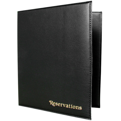 Menu Solutions R080BK Reservation Binder  - R020A