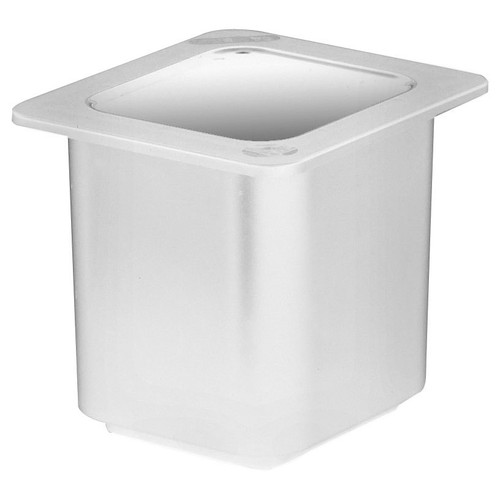 Cambro 66CF148 White 1/6 Size ColdFest Pan 6" Deep - 66CF