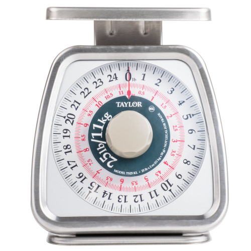 Taylor TS25KL 25 lb Analog Portion Control Scale - TS25