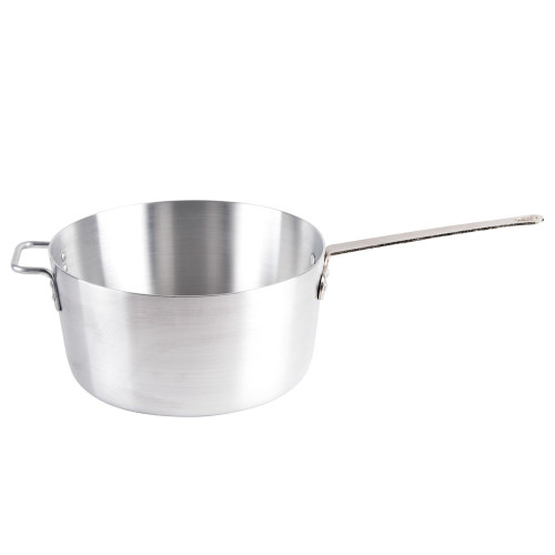Winco ASP-10 10 Qt. Tapered Aluminum Sauce Pan - PAN10