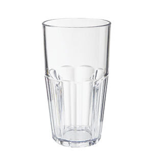 GET 9922-1-C 22 oz. Clear Break-Resistant Plastic Bahama Tumbler - 9922C