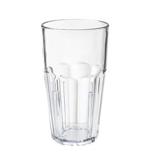 GET 9916-1-CL 16 oz. Clear Break-Resistant Plastic Bahama Tumbler- 9916C