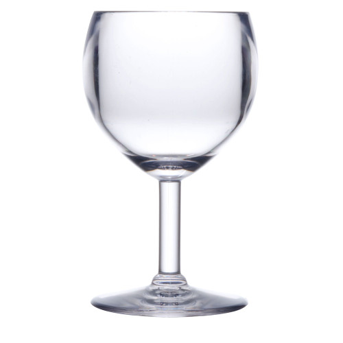 GET SW-1406-CL (SW1406) 6 oz. SAN Plastic Wine Glass - SW1406CL