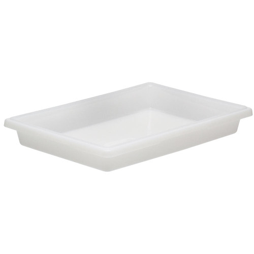 Cambro 18263P148 White Poly Food Storage Box 18" x 26" x 3 1/2" - 18263P