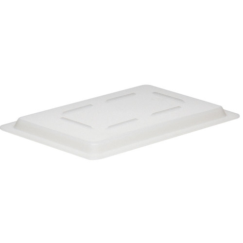 White Cambro 1218CP148 Poly Flat Lid for Food Storage Box 12" x 18"- 1218CP