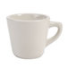 CAC REC-1 Rolled Edge American White (Ivory / Eggshell) 7 oz. Tall Cup - WRECT
