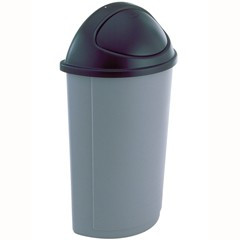 Rubbermaid 3520 Untouchable Half Round 21 Gal Container