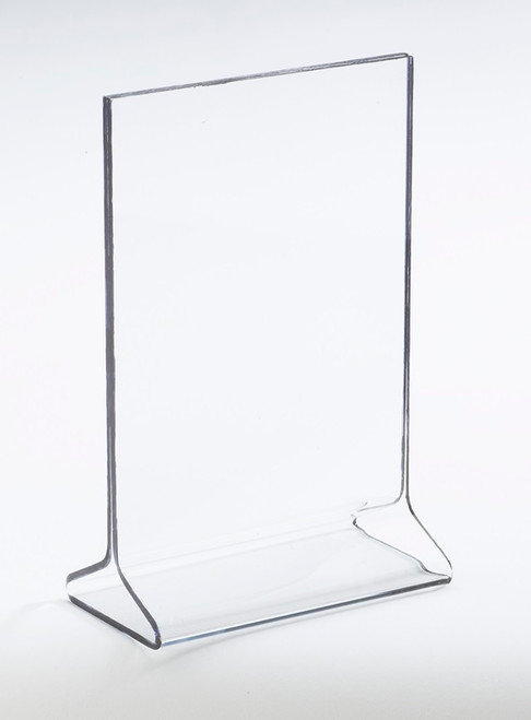 Cal Mil 537 Classic 4" x 8"  Acrylic Menu Holder / Displayette - TENT48