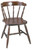 G&A Seating 3850 Colonial Wood Chair - Walnut