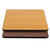 G&A Seating 24" x 24" Laminated Square Table Top Reversible Walnut / Natural Oak