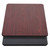 G&A Seating 24" x 42" Laminated Rectangle Table Top Reversible Mahogany / Black
