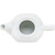 CAC TPW-4 Ceramic 10 oz White Tea Pot With Lid