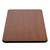 G&A Seating 30" x 48" Laminated Rectangle Table Top Reversible Walnut / Natural Oak