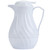 Winco VSW-64W 64 oz White Thermal Swirl Server - SP64WH