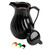 Winco VSW-42K 42 oz Black Thermal Swirl Server - SP40BK