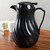 Winco VSW-42K 42 oz Black Thermal Swirl Server - SP40BK