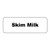 Service Ideas MT1SM Magnetic Flavor Tag, Skim Milk - MT1