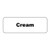 Service Ideas MT1CR Magnetic Flavor Tag, Cream - MT1