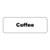 Service Ideas MT1CF Magnetic Flavor Tag, Coffee - MT1