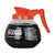 Bunn 42401.0101 64 oz. Glass Decanter with Orange Handle - DECAF