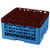 Carlisle RW20-3C 20 Compartment OptiClean NeWave Glass Rack with 4 Color-Coded Extenders - Burgundy / Carlisle Blue